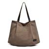 Bolso de Lona para Hombro y Mano Bolsa de Gran Capacidad Bolsa de Compras Bolso Ecológico Bolso de Lona para Mamá Saliendo a la Escuela