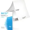 Papel Térmico Rolo A4 Portátil 210*30mm Sem BPA Três Provas Longa Duração Secagem Rápida Máquina Miau Miau Papel de Impressão para Perguntas Erradas