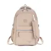 Mochila Escolar Color Block para Estudiantes de Secundaria y Preparatoria, Mochila Trendy de Gran Capacidad para Hombres, Mochila Casual de Tela Oxford, Moda Urbana