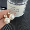 Pendientes S925 de plata con aguja, estilo francés, lujo ligero, circonita súper brillante, perla, simples, elegantes, pequeños y modernos para mujer, para el día a día