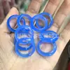 Fabricante de Productos de Jade al por Mayor Anillos de Cuarcita de Hielo Transparente de Alta Calidad, Anillos para Dedos, Anillos de Mano, Anillos de Flor Flotante Tipo Hielo