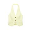 AliExpress Cross-Border Novas Roupas Femininas Comércio Exterior Atacado Ponto Cropped de Gola Halter + Calça de Dobra Dupla