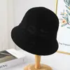 Sombrero de Pescador de Punto Hueco Transpirable Estilo Japonés para Mujer 2025 Otoño Nuevo Para Adelgazar la Cara Versátil Sombrero de Sol Color Sólido