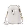 Bolsa feminina de contraste de alta aparência, estilo coreano, cor doce fresca, combinando cores, bolsa de ombro simples, bolsa de telefone crossbody