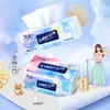 Toallitas húmedas Jierou, suaves y absorbentes, 100 hojas, sin fragancia, toallas de papel para el hogar, paquete económico a granel