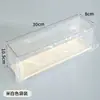 Caixa de exposição transparente para figuras, bonecas de anime e colecionáveis; caixa de exibição para presente; armário de armazenamento e exposição para caixas surpresa de brinquedos; carrinho de exposição