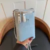 Bolso cruzado de moda de diseño de nicho francés, cadena, bolso de mano plisado de lujo ligero estilo Chanel, bolso para teléfono móvil, bolso de hombro