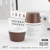 Taza de Borde Enrollado Grande, Taza de Papel para Pastel de Borde Enrollado, Taza de Papel para Hornear Recubierta en Color Blanco Primario, Taza para Muffins Resistente a Altas Temperaturas, Engrosada