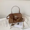 Bolso de mano platino para mujer, nuevo bolso de hombro coreano de tendencia 2026, bolso de mano de alta gama elegante de gran capacidad para el día a día