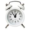 Reloj despertador de metal al por mayor de 5 cm, lindo y creativo, pequeño, para estudiantes y niños, con esfera de reloj intercambiable y logotipo, reloj de cuarzo
