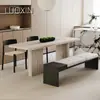 Banqueta de Troca de Sapatos de Design de Luxo para Porta, Casa de Luxo Leve, Banqueta Baixa Simples e Casual para Cabeceira, Banco de Entrada Estilo Meados do Século