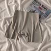 Pantalones de Seguridad 7A de Seda de Hielo Sin Costuras de Cintura Alta para Mujer Control de Abdomen Levantacola Ropa Interior Antibacteriana Verano Delgada Transpirable Cintura Antienrollamiento