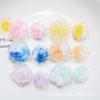 Acessórios de resina faça você mesmo galvanoplastia creme de rosa de duas cores gel acessórios para cabelo caixa de armazenamento de grampo de cabelo copo de gargarejo material de remendo