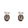 Aretes Ovalados de Cristal Perla Lazo Zircón Aguja de Plata Aretes Elegantes de Lujo Accesible a la Moda Aretes Nicho Personalizados para Mujer