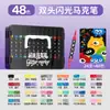 Bestseller transfronterizo de Amazon: Marcadores de glitter de doble punta y doble color para el dibujo a mano de niños, con puntas gruesas y suaves, bolígrafos de colores acrílicos