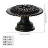 Tirador de muebles antiguo con cabeza redonda y aleación de zinc, tirador ovalado para cajón o puerta de cobre antiguo.