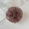 Goma para el pelo de malla suave y dulce con un ambiente de ensueño, Cuerda para el pelo de nuevo estilo súper brillante con pedrería, Cuerda para el pelo versátil de verano