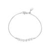 Colección de Pulseras de Diamante de Plata 925 Transfronterizas Europeas y Americanas Que No Se Desvanecen, Oro Real 18K Pulseras Versátiles de Lujo Accesible Venta al por Mayor Ui