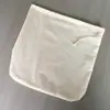 Bolsa de filtro con cordón de gasa de algodón puro al por mayor de fábrica Venta caliente en Amazon Bolsa de filtro de cocina Bolsa para nueces Bolsa de filtro de alimentos