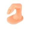 Prática de Nail Art com Dedos Falsos Sem Unhas, Modelo de Dedo Simulado com Suporte para Unhas e Dedo para Exibição de Unhas