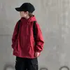 Chaqueta Gruesa Acolchada de Invierno para Niños Cortavientos Fresco para Niños Estilo Nuevo 2026 Ropa de Invierno para Niños Grandes Chaqueta de Algodón Roja