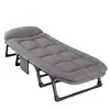 Cama plegable para siesta de una persona en la oficina, sillón reclinable plegable para siesta, cama simple portátil para acompañante de hospital, cama de camping