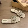 Primer Encuentro Jifa Zapatillas de Tacón Bajo Francesas para Mujer Verano Ropa de Exterior 2026 Nuevo Estilo con Faldas Sentido de Alta Gama Zapatillas Planas con Pedrería