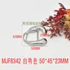 Hebilla de Ajuste Rectangular de Forma Especial de Metal de Aleación de Zinc de Gama Alta, Hebilla de Tres Niveles, Accesorios Cuadrados para Bolsos y Ropa, Hebilla Rectangular para Cinturón