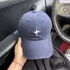Estrella de Cuatro Puntas~ Gorra de Béisbol de Ala Curva Estilo Americano Minimalista que Hace que la Cara se Vea Más Pequeña, Gorra de Pico Unisex, Sombrero de Sol Versátil Ins para Mujer