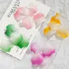 Monocromático Dos Tonos Escarchado Degradado Flor de Pétalo Aretes DIY Colgante Acrílico Personalizado Accesorios para Pasador Venta al por Mayor