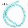 6x3mm Nuevo Estilo Piedra Imperial Turquesa Cuentas Espaciadoras Redondas Accesorios para Hacer Joyería DIY Materiales Al Por Mayor