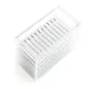 Caja de Almacenamiento de Acrílico de 5 Capas para Pestañas de Injerto de Flor de Camelia Caja de Almacenamiento de Flor Caja de Almacenamiento de Flor de Mesa para Pestañas de Injerto de Raíz Única