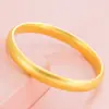 Pulsera de Cobre Heredada por Método Antiguo del Sutra del Corazón de Oro Simulado al por Mayor para Mujeres Que No Se Desvanecerá Durante Mucho Tiempo Estilo Étnico Pulsera de Oro de Arena Vietnamita