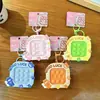 Oso Ángel Lindo Transfronterizo Juguete de Apretar Burbujas Llavero para Aliviar el Estrés Colgante de Bolso Regalo Comercio Exterior