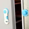 Cerradura de Puerta a Prueba de Niños para el Hogar Hebilla de Seguridad para Armario Pestillo Fijo de Cajón de Plástico Cerradura de Seguridad Sin Perforación