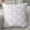 Funda de Almohada Conejo de Pascua Transfronteriza Acolchada Tridimensional Rellena Cojín Vacacional Sala de Estar Sofá Cojín Funda de Almohada Lumbar