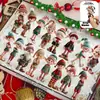 Set Transfronterizo de Amazon para Decoraciones de Árbol de Navidad, Adornos Colgantes Acrílicos Navideños, Decoraciones para Sala de Estar, Colgantes de Duendes Navideños