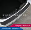 Pegatina de fibra de carbono para el umbral de la caja trasera de GM, pegatina de protección antipatadas para la puerta, tira protectora, pegatina 3D para el maletero