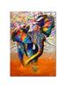 Pintura Animal Moderna Elefante Pintura em Tela Mural Poster Arte de Parede Quarto Sala de Estar Pintura Decorativa Moderna