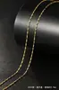 Collar de Cadena Sola Color Plata Cadena de Plata Esterlina 925 Clavícula Fina Chapada Color Oro 18K Chapado en Oro Cadena para Clavícula de Mujer sin Decoloración