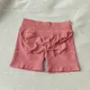 ZORA Pantalones cortos de yoga populares europeos y americanos DF totalmente mate para correr, deportes, fitness para mujer, pantalones cortos de yoga