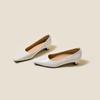 Suministro Directo de Fábrica 2026 Zapatos de Mujer Mary Jane Cuadrados de Punta Baja de una Sola Hebilla, Zapatos de Charol de Moda Versátiles Retro que Son Cómodos y No Cansan los Pies