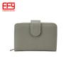 Nueva Billetera Personalizada para Mujer, Billetera de Cuero Multifuncional de Alta Gama, Tarjetero, Bolso Clutch Simple con Cremallera y Hebilla