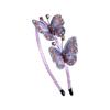 Diadema Bordada de Mariposa Estilo Coreano para Mujer, Diadema Hecha a Mano Pura, Accesorio para el Cabello Coreano, Dulce Pinza para el Cabello, Accesorio para el Cabello de Adulto, Versátil
