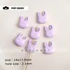 Accesorios para Joyería DIY Material Acrílico Bolsita Linda Versión Lisa Versátil Cadena para Teléfono Linda Colgante Llavero