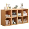 Gabinete Lateral de Noche Semi-Cerrado, Gabinete Largo, Gabinete de Almacenamiento de Noche para Dormitorio, Gabinete de Ocho Compartimentos, Estantería de Rejilla, Estante de Almacenamiento de Noche