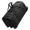 Nueva bolsa de viaje de gran capacidad transfronteriza, bolsa de trolley táctica, bolsa de viaje de doble hombro, bolsa de equipaje plegable para mudanzas