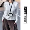Outono 2026 Novo Simples Estilo Coreano Cor Sólida Gola Redonda Camiseta Feminina Casual Versátil Solta Base de Lyocell Top