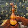 Madera de Rayo Natural Colgante para Coche Calabaza Mango Yin y Yang Material Colgante Llavero Pura Mano Pulida para Llevar
