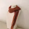 Bufanda de seda versátil de color liso arrugado para primavera y verano, para mujer, diadema elegante, pañuelo de cuello elegante, accesorio para bolso, protector de cuello, pañuelo pequeño plisado